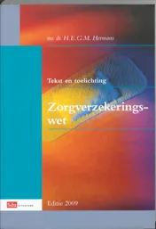 Omslag van Zorgverzekeringswet 2009