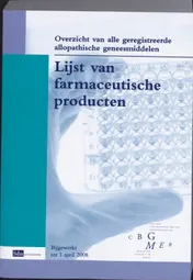 Omslag van Lijst van farmaceutische producten