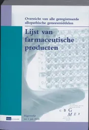 Omslag van Lijst van farmaceutische producten