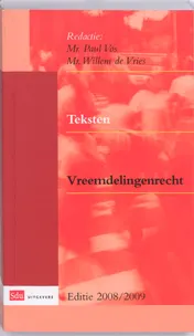 Omslag van Teksten Vreemdelingenrecht 2008-2009