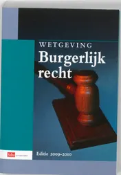 Omslag van Wetgeving Burgerlijk Recht 2009-2010