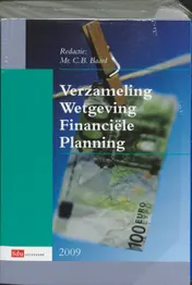 Omslag van Verzameling wetgeving financiele planning 2009
