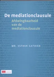 Omslag van De mediationclausule