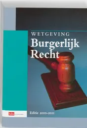 Omslag van Wetgeving Burgerlijk Recht studiejaar 2010-2011