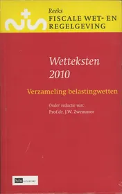 Omslag van Verzameling Belastingwetten