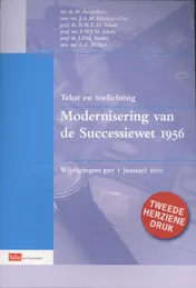 Omslag van Modernisering van de Successiewet 1956