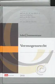 Omslag van Sdu Commentaar Vermogensrecht 2010-2011