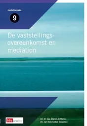 Omslag van Vaststellingsovereenkomst en mediation