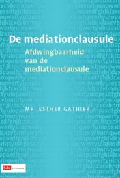 Omslag van De mediationclausule