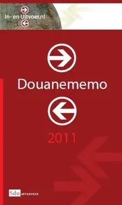 Omslag van Douanememo 2011