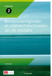 Omslag van Beroepsvaardigheden en interventietechnieken van de mediator