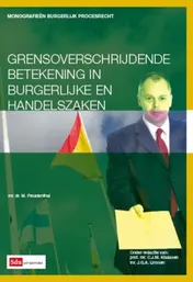 Omslag van Grensoverschrijdende betekening in burgerlijke en handelszaken