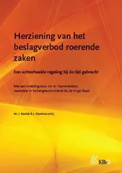 Omslag van Herziening van het beslagverbod roerende zaken