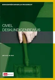 Omslag van Civiel deskundigenbewijs