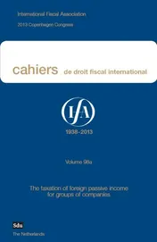 Omslag van the taxation of foreign passive income for groups of companies