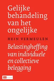 Omslag van Gelijke behandeling van het ongelijke