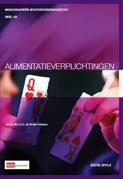Omslag van Alimentatieverplichtingen.