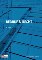 Omslag van Bedrijf en recht.