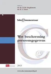 Omslag van Wet bescherming persoonsgegevens