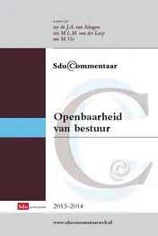 Omslag van Openbaarheid van bestuur