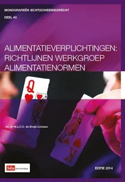 Omslag van Alimentatieverplichtingen
