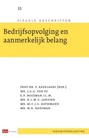 Omslag van Bedrijfsopvolging en aanmerkelijk belang