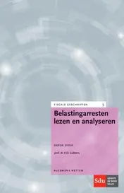 Omslag van Belastingarresten lezen en analyseren