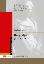 Omslag van Rechtspraak Burgerlijk procesrecht