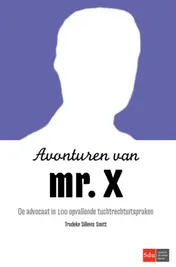 Omslag van Avonturen van mr. X.