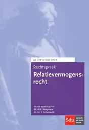 Omslag van Rechtspraak relatievermogensrecht