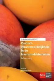 Omslag van Productverantwoordelijkheid in de levensmiddelen