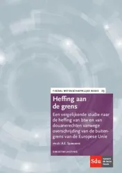Omslag van Heffing aan de grens