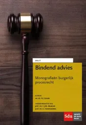 Omslag van Bindend advies
