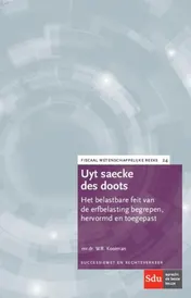 Omslag van Uyt saecke des doots