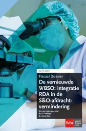 Omslag van De vernieuwde WBSO