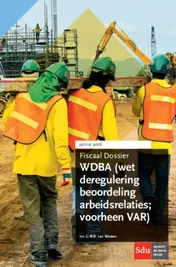 Omslag van WDBA (Wet deregulering beoordeling arbeidsrelaties)