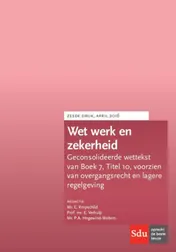 Omslag van Wet werk en zekerheid (WWZ)