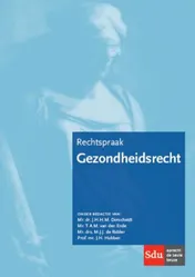Omslag van Rechtspraak Gezondheidsrecht