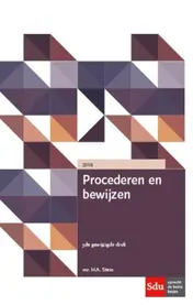 Omslag van Procederen en bewijzen