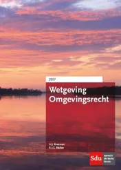 Omslag van Wetgeving Omgevingsrecht 2017
