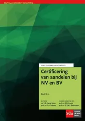 Omslag van Certificering van aandelen