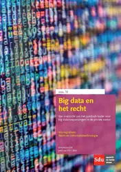 Omslag van Big data en het recht