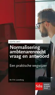 Omslag van Normalisering ambtenarenrecht vraag en antwoord