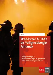 Omslag van Brandweer-, GHOR- en veiligheidsregio almanak 2018