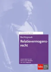 Omslag van Rechtspraak relatievermogensrecht.