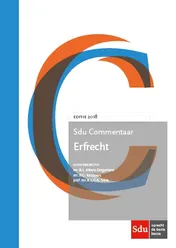 Omslag van Sdu Commentaar Erfrecht