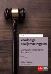 Omslag van Voorlopige bewijsmaatregelen