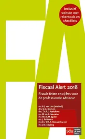 Omslag van Fiscaal Alert 2018.