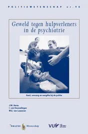 Omslag van Geweld tegen hulpverleners in de psychiatrie