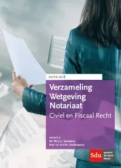 Omslag van Verzameling Wetgeving Notariaat, Editie 2018